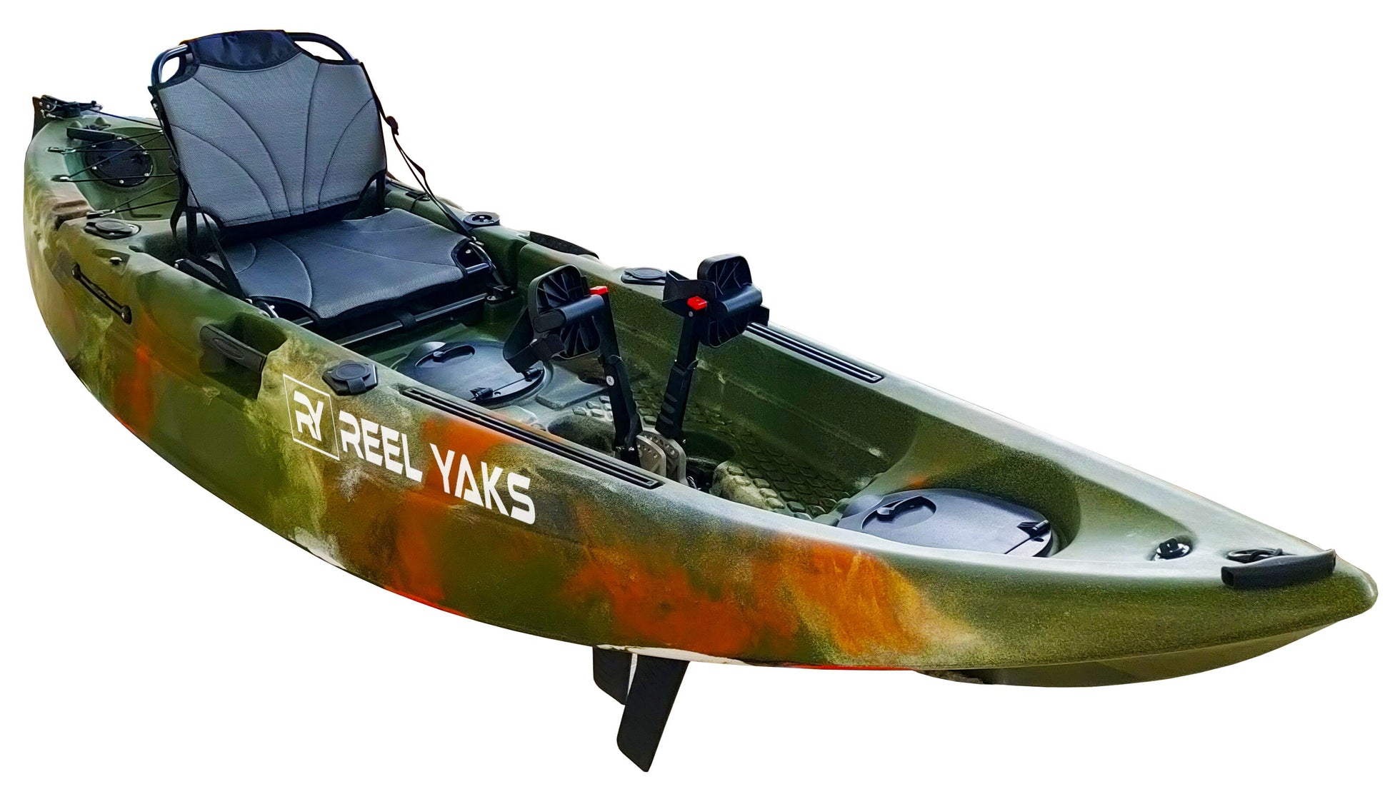 9.5' Razor Fin Drive Angler Kayak, 264 lbs capacity, powerful drive